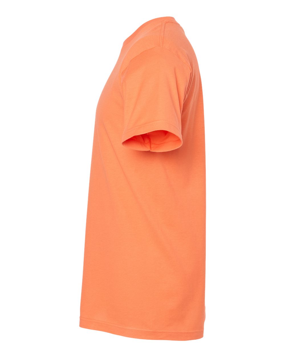 Left View of Coral Fine Jersey T-Shirt - 202