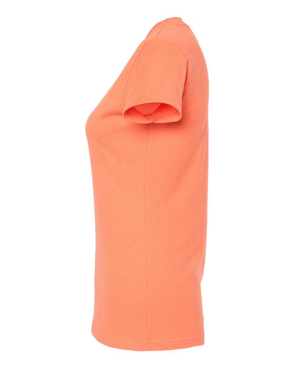 Left View of Coral Women&#39;s Fine Jersey Slim Fit T-Shirt - 213