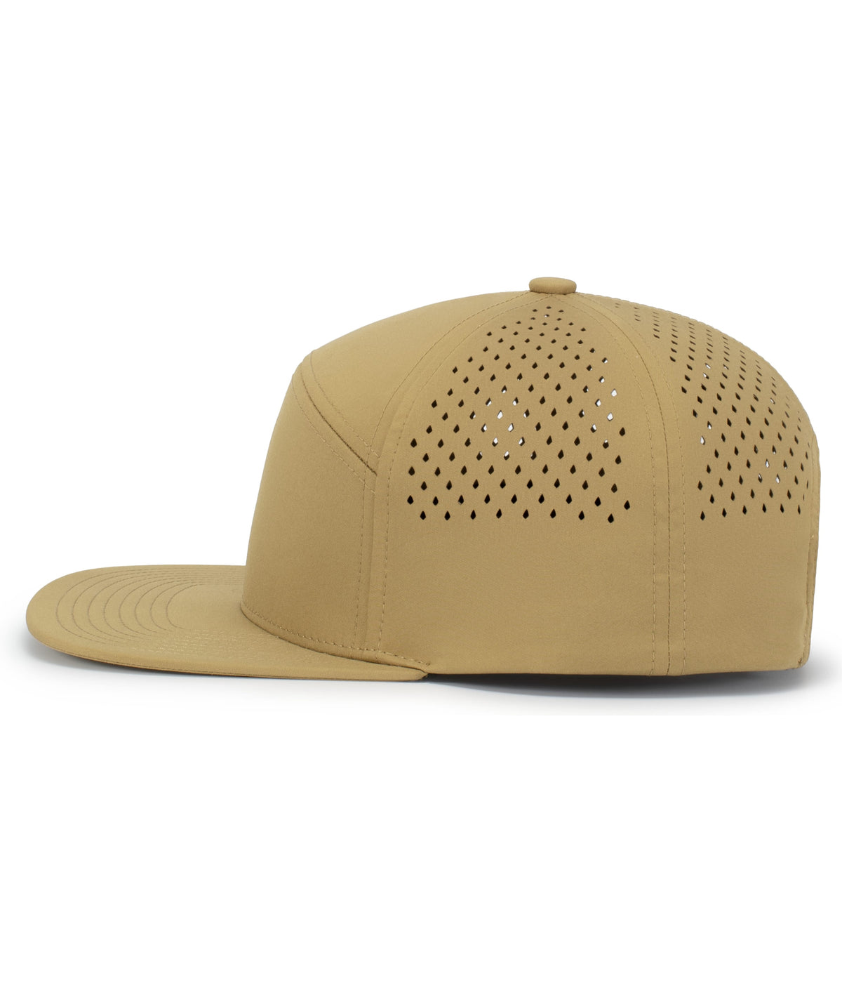 Left View of COYOTE BROWN WEEKENDER PERF 6PANEL ARCH CAP