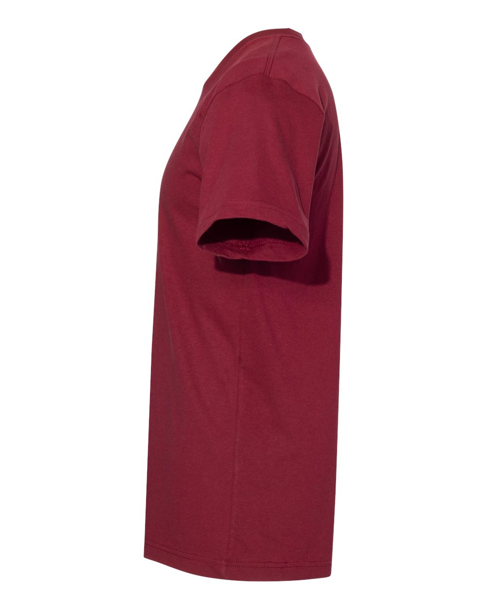 Left View of Cranberry Fine Jersey Tee - 2001