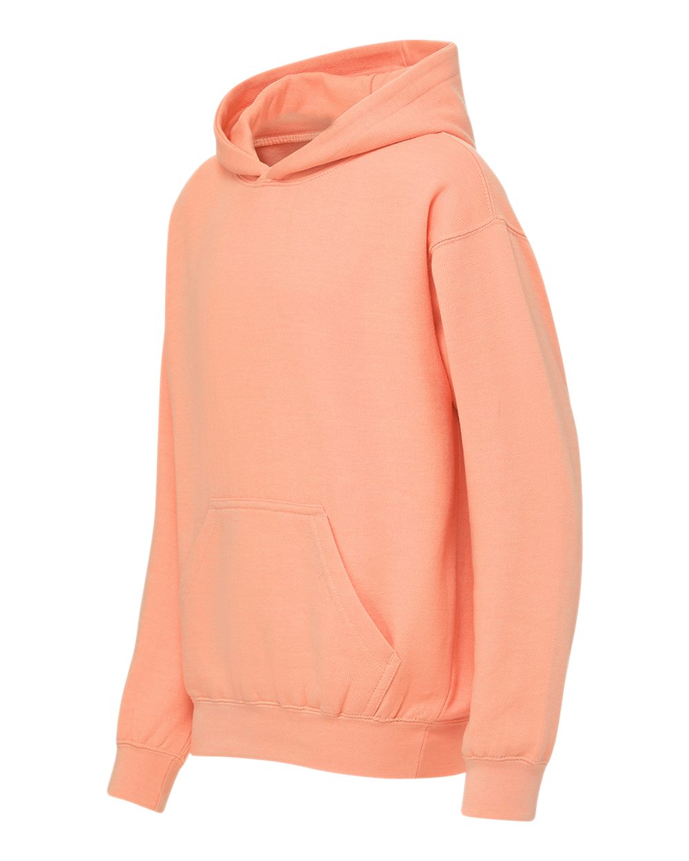 Left View of Creamsicle Youth Buddy Hooded Sweatshirt - 23153Y