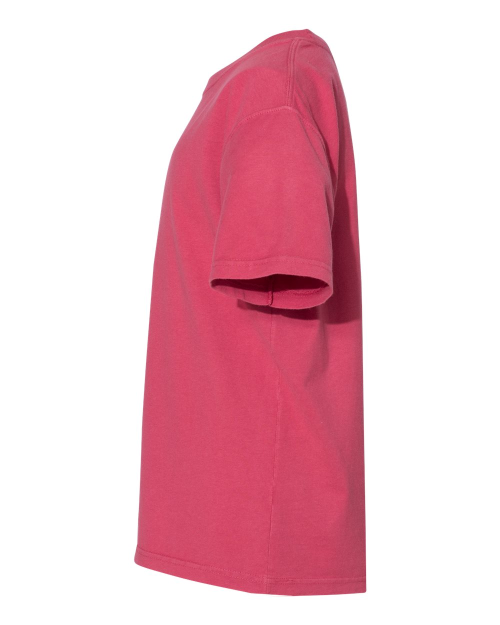 Left View of Crimson Fall Garment-Dyed Youth T-Shirt - GDH175
