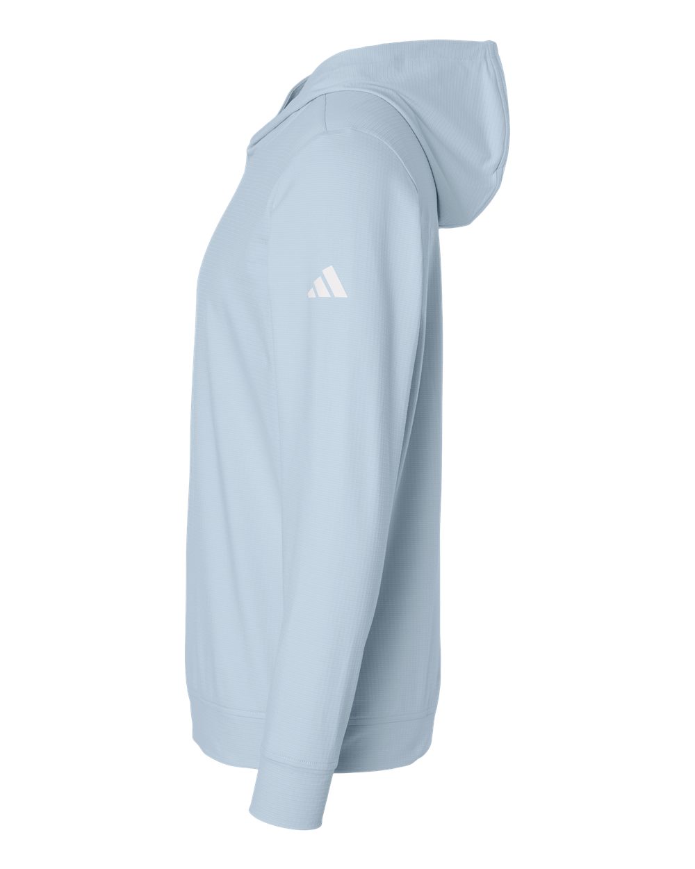 Left View of Crystal Sky Ultimate Elevated Hoodie - A2009 plain
