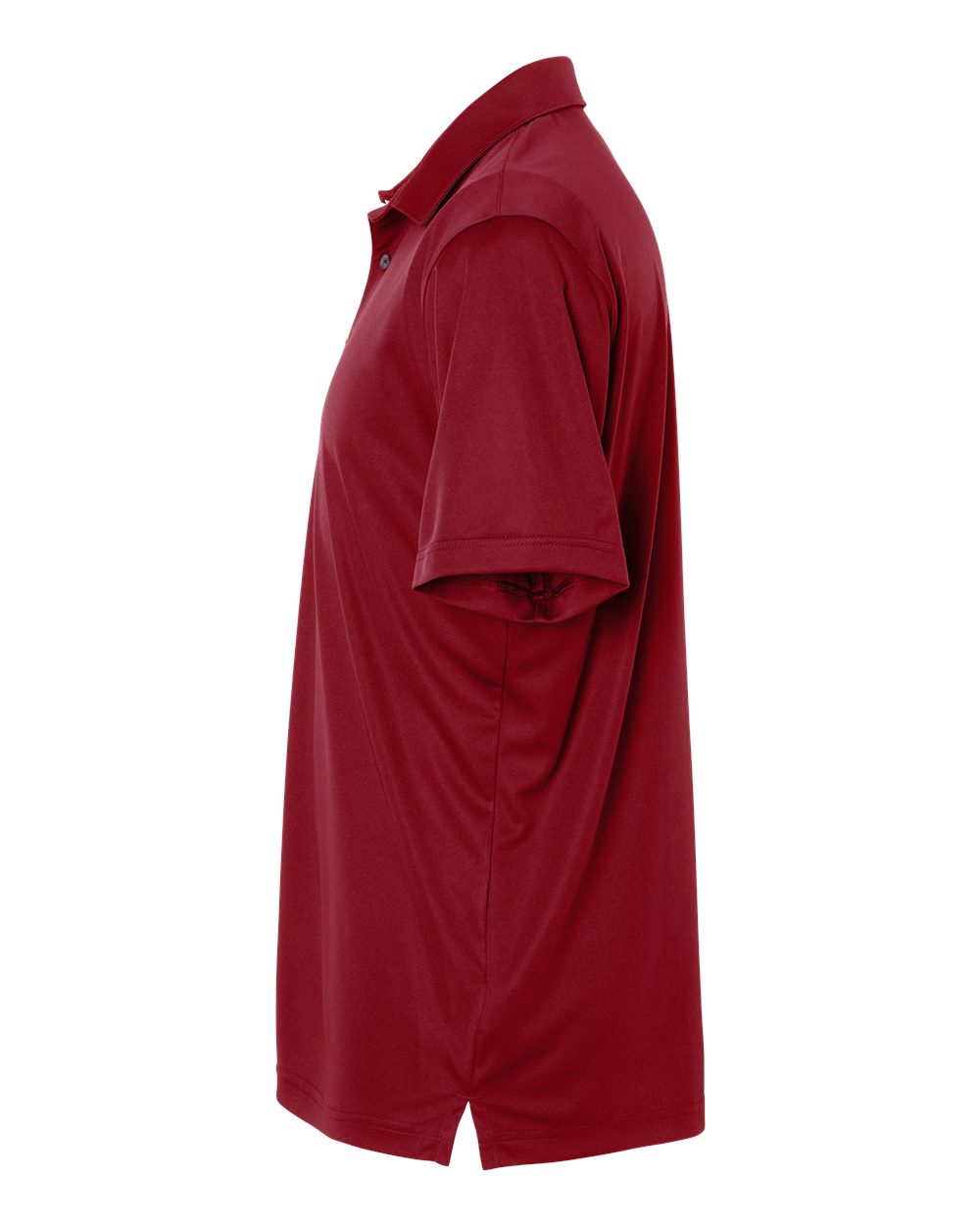Left View of Dark Crimson Men's Pure 2.0 Polo - 629948 plain