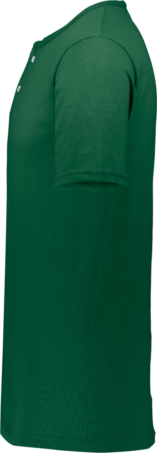 Left View of DARK GREEN ADULT TWO-BUTTON BASEBALL
