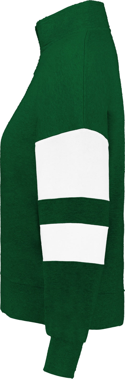 Left View of DARK GREEN/WHITE JACKSON WAY LDS PULLOVER