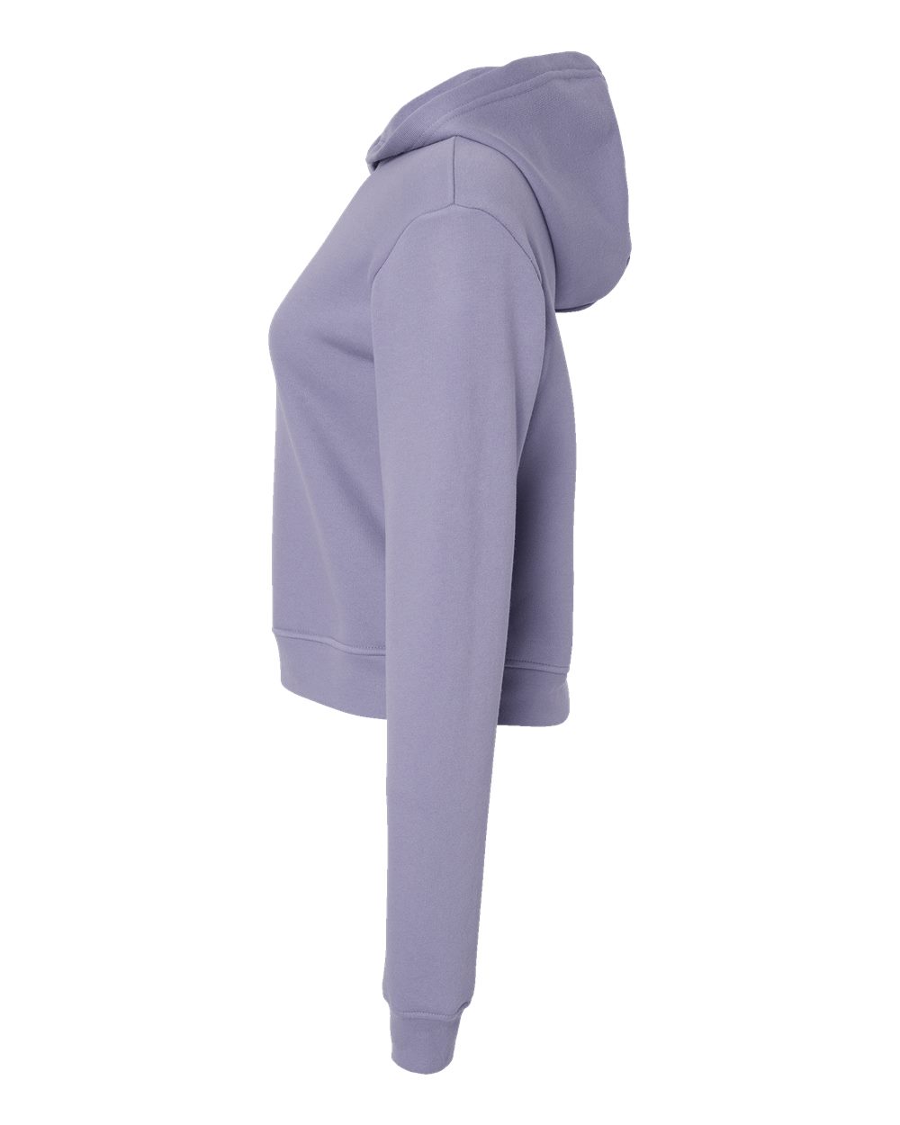 Left View of Dark Lavender Women&#39;s Classic Hoodie - 7519