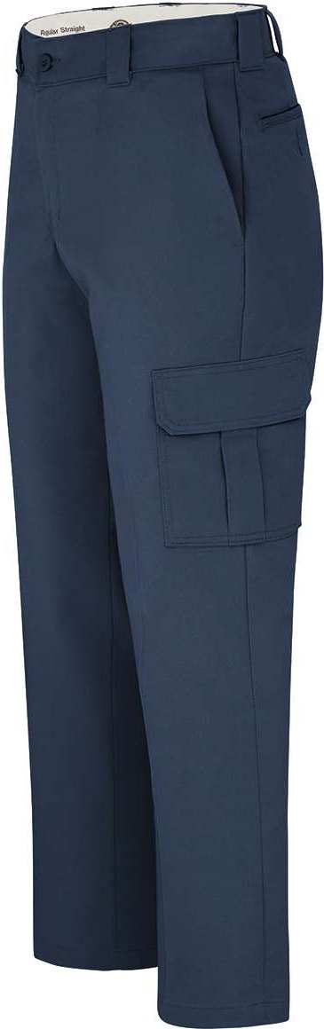 Left View of Dark Navy - 30I Cargo Pants - WP95