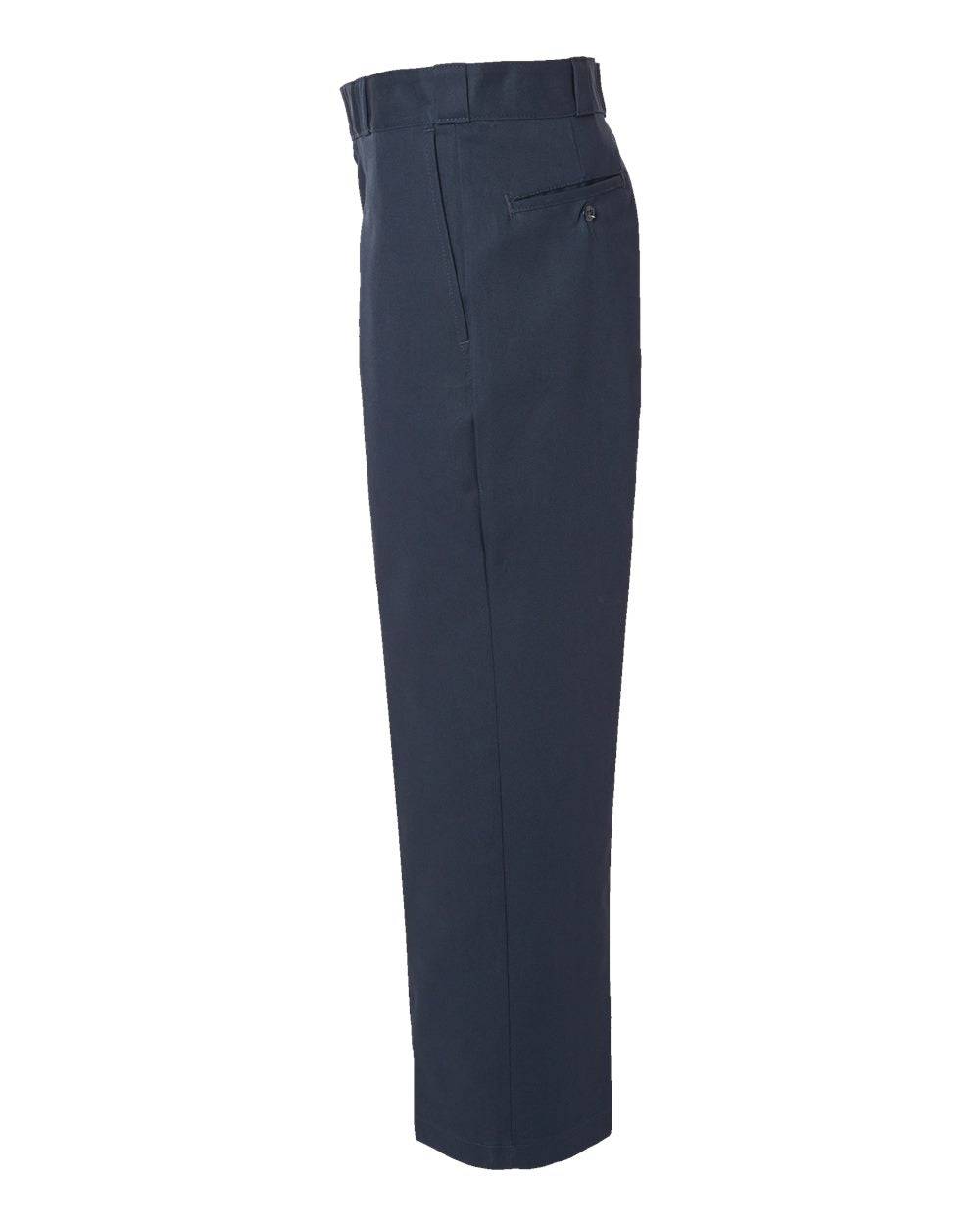 Left View of Dark Navy - 37 Unhemmed Industrial 874® Work Pants - Extended Sizes - P874EXT