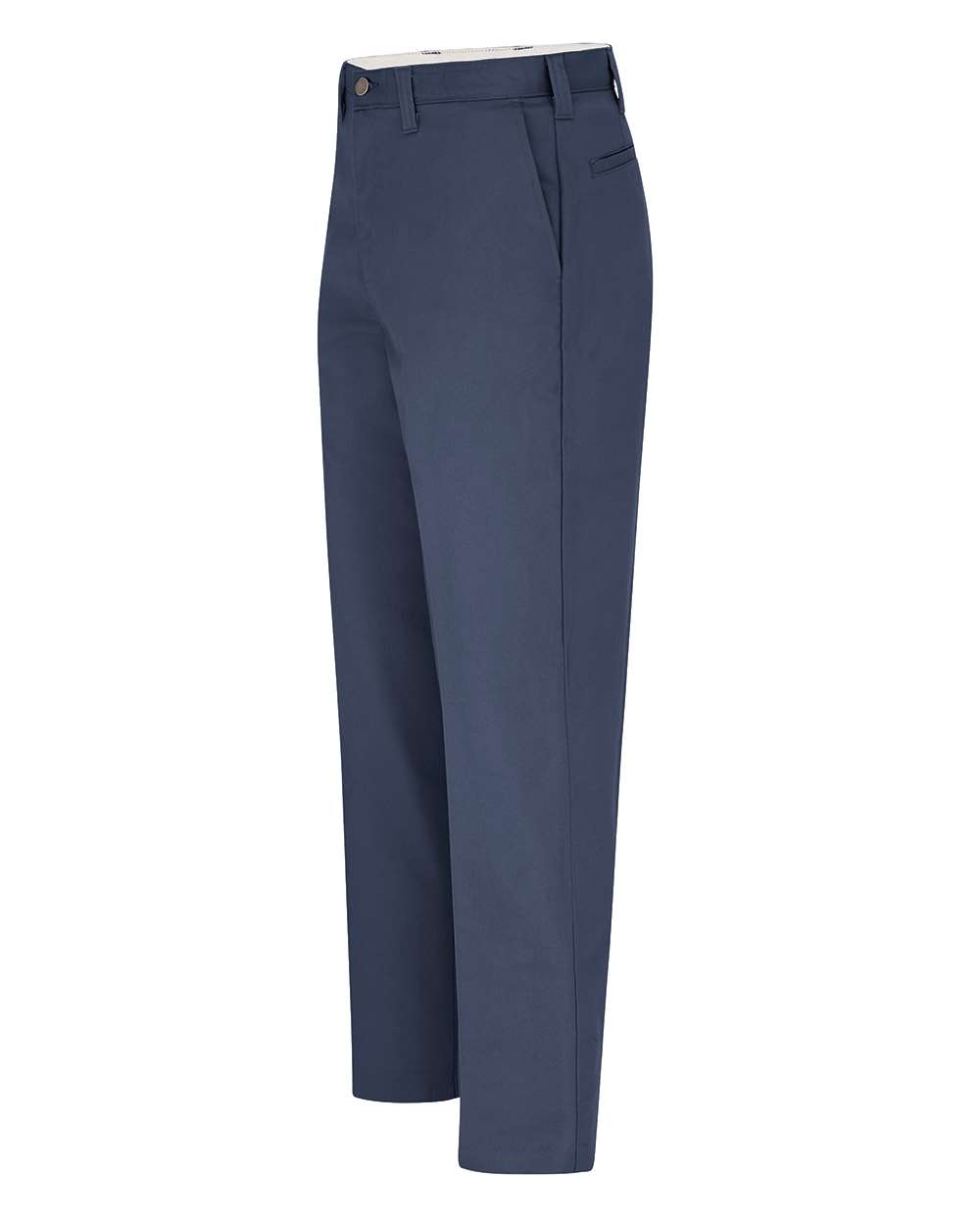 Left View of Dark Navy - 37 Unhemmed Premium Industrial Multi-Use Pocket Pants - Extended Sizes - LP22EXT