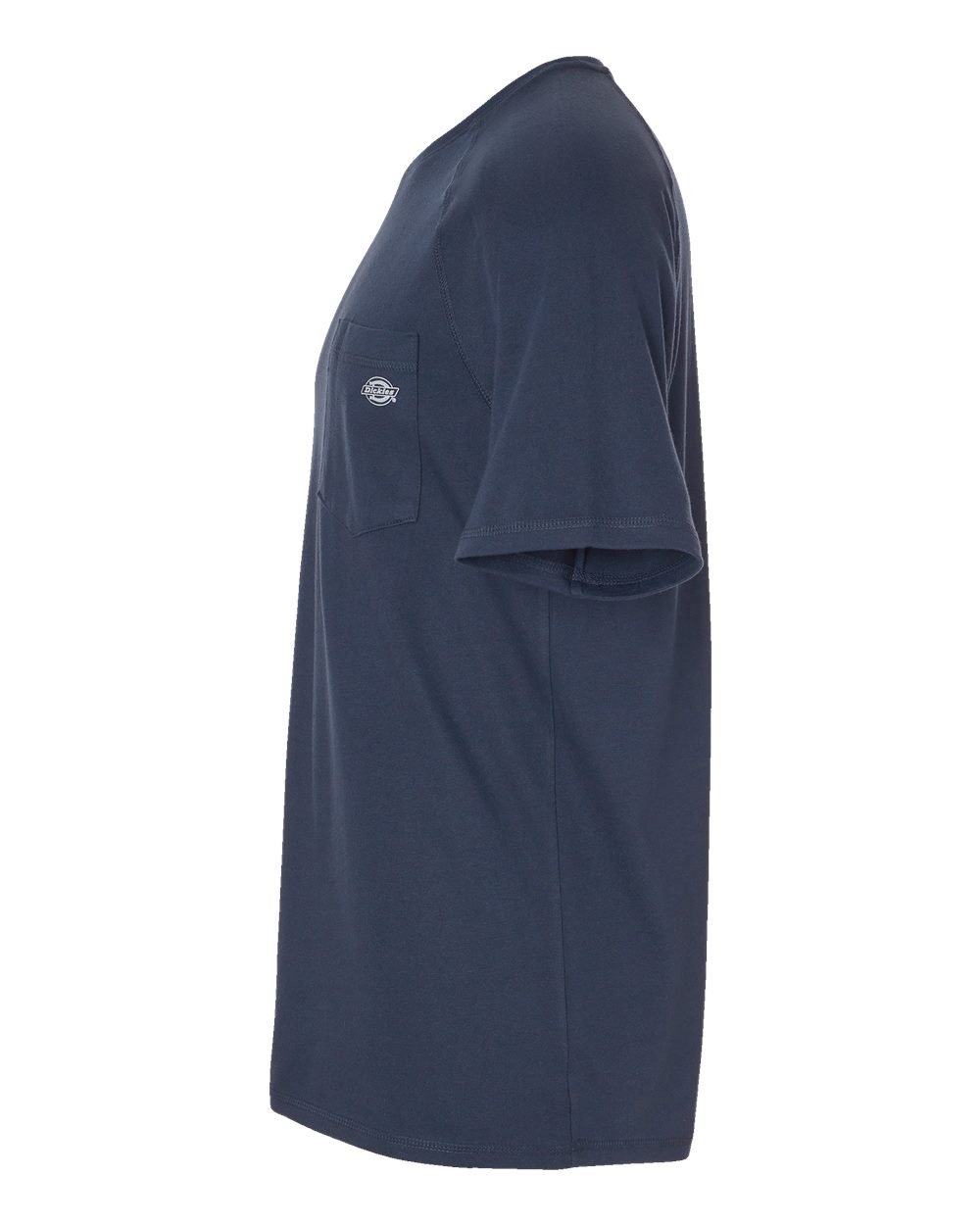 Left View of Dark Navy Performance Cooling T-Shirt - Tall Sizes - S600T