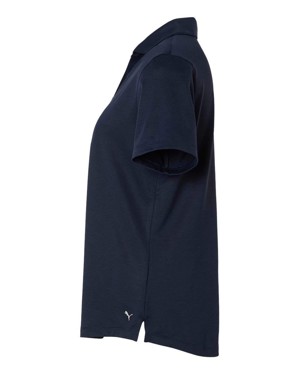 Left View of Deep Navy Women's Icon Polo 2.0 - 631050 plain