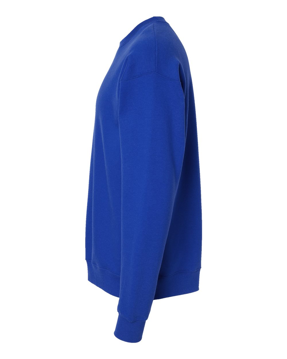 Left View of Deep Royal Perfect Sweats Crewneck Sweatshirt - RS160