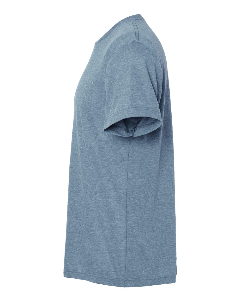 Left View of Denim Tri Blend Tri-Blend T-Shirt - 254