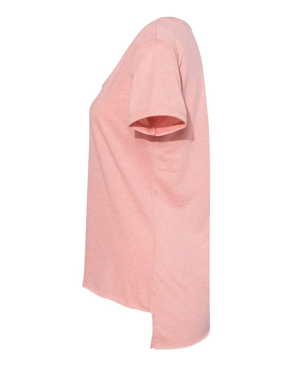 Left View of Desert Pink Women&#39;s Festival Scoop Neck T-Shirt - 5030