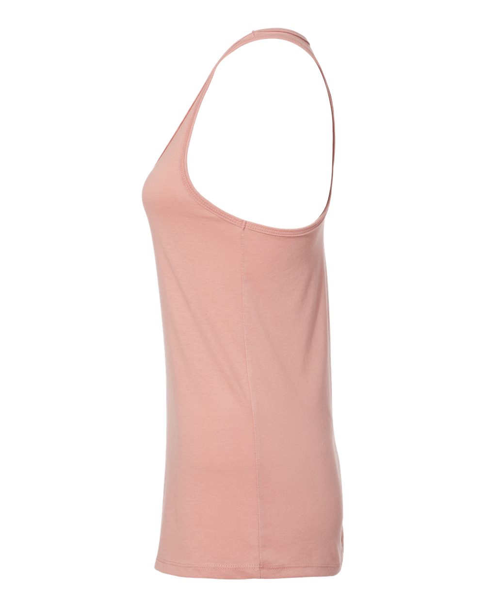 Left View of Desert Pink Women&#39;s Ideal Racerback Tank - 1533