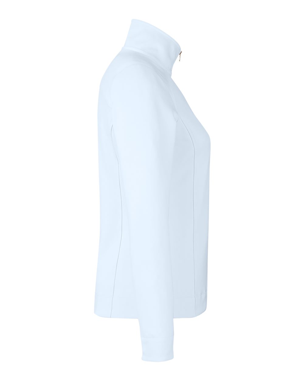 Left View of Dream/ White Women&#39;s Wells Quarter-Zip Tech Pullover - F12250
