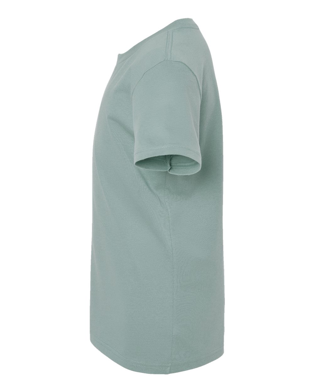 Left View of Dusty Blue Youth Jersey Tee - 3001Y