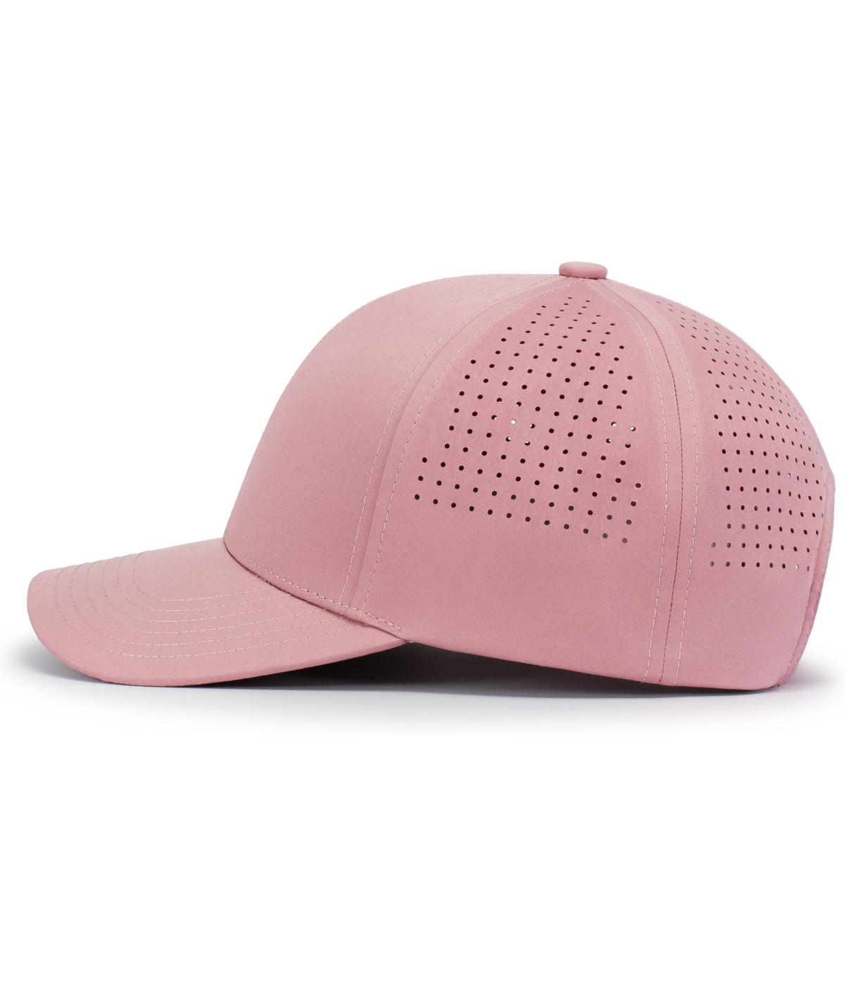 Left View of DUSTY MAUVE WEEKENDER LTWT PERF SNAPBACK