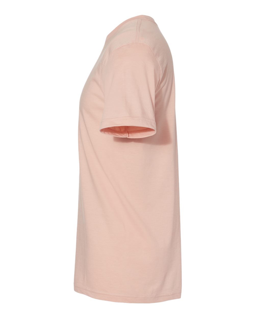 Left View of Dusty Rose Softstyle® CVC T-Shirt - 64000CVC