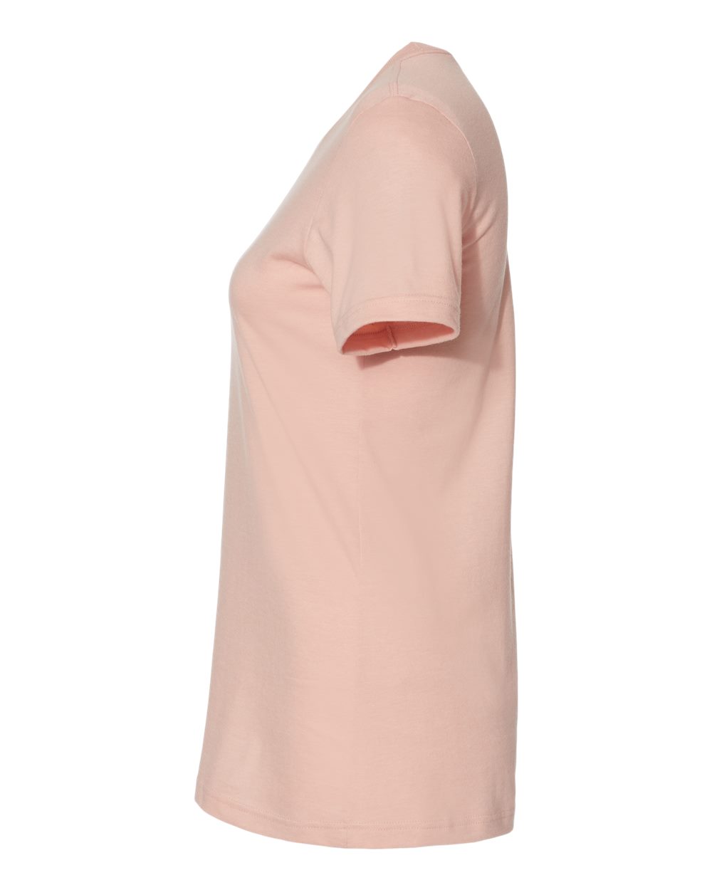Left View of Dusty Rose Softstyle® Women&#39;s CVC T-Shirt - 64001LCVC