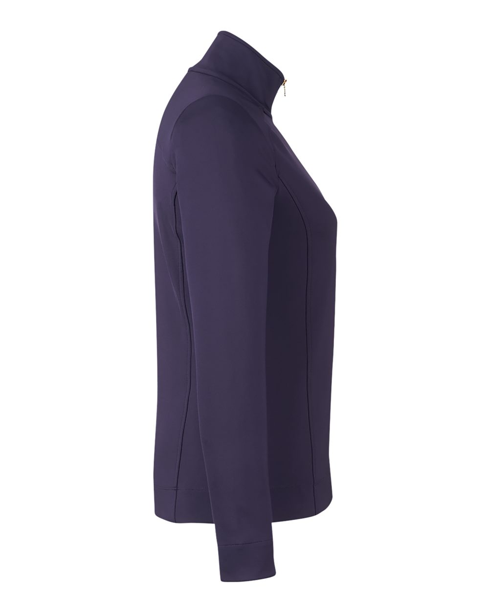 Left View of Eclipse/ White Women&#39;s Wells Quarter-Zip Tech Pullover - F12250