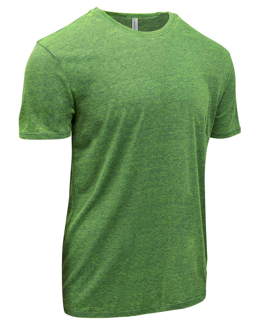 Rear View of Emerald Unisex Cross Dye T-Shirt - 115A