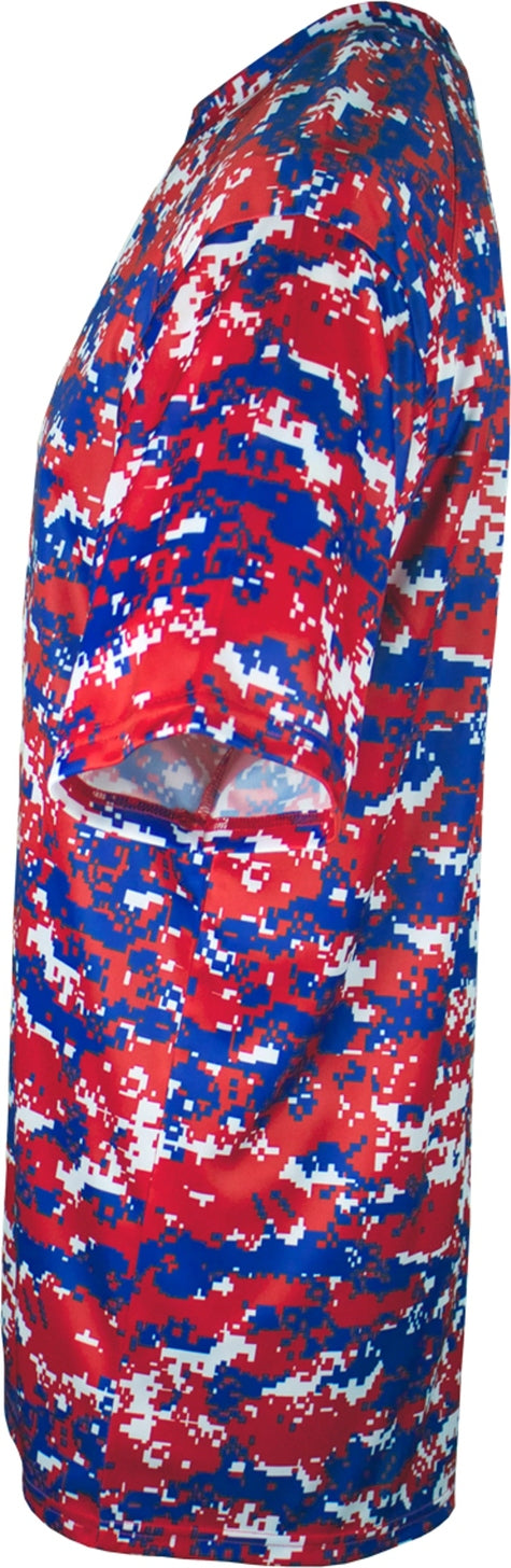 Left View of F065 YOUTH DIGITAL TEE