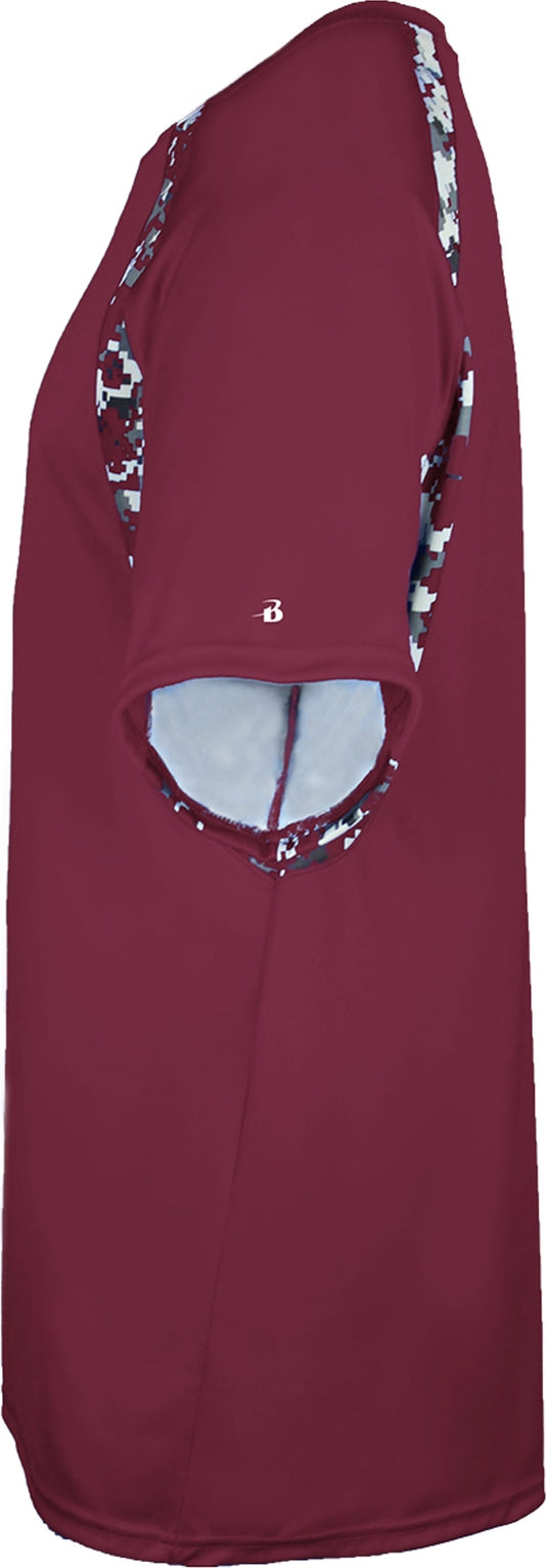 Left View of F080 DIGITAL HOOK TEE