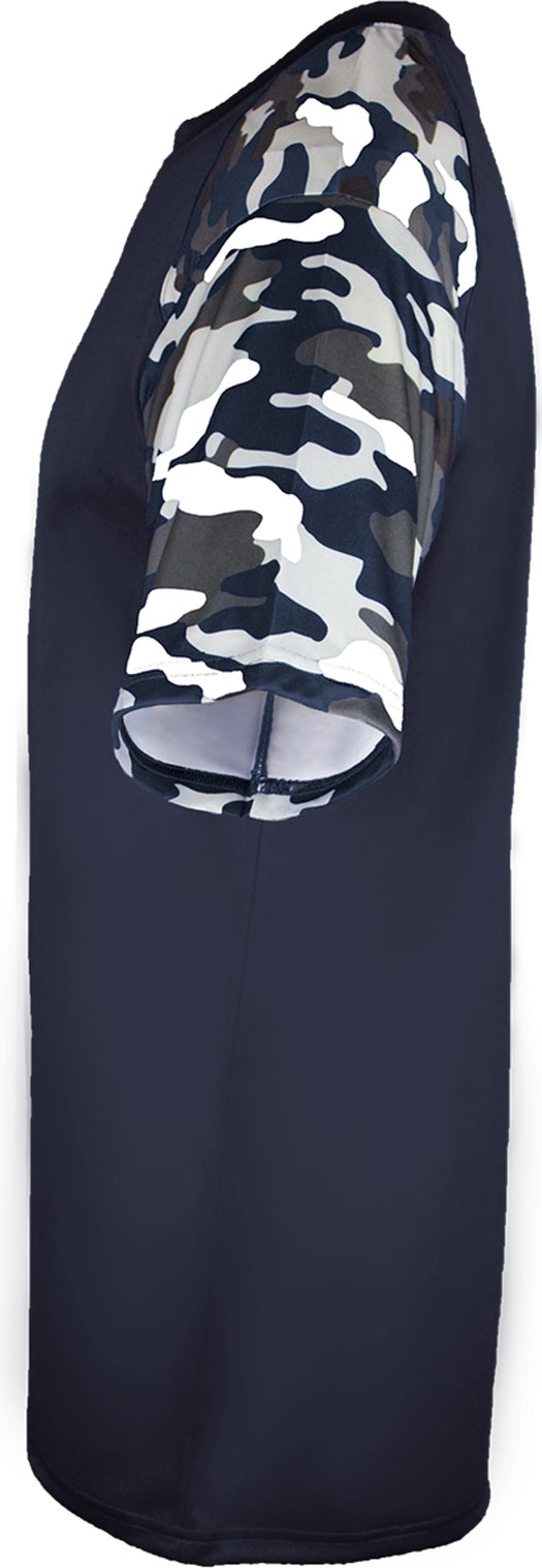 Left View of F115 CAMO SPORT TEE