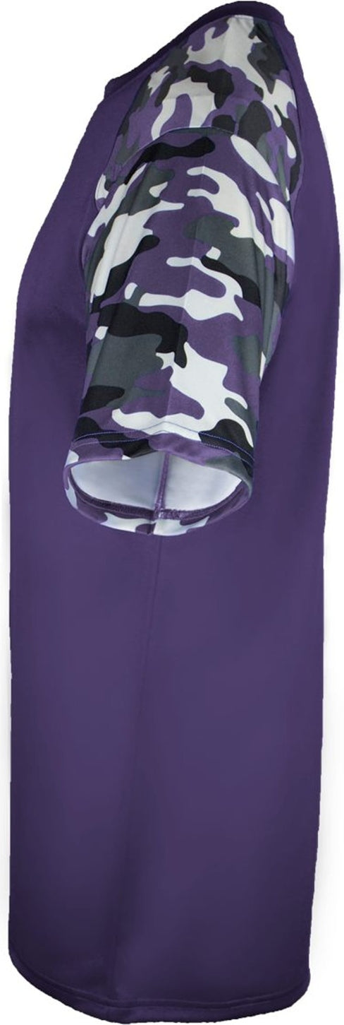 Left View of F116 CAMO SPORT TEE