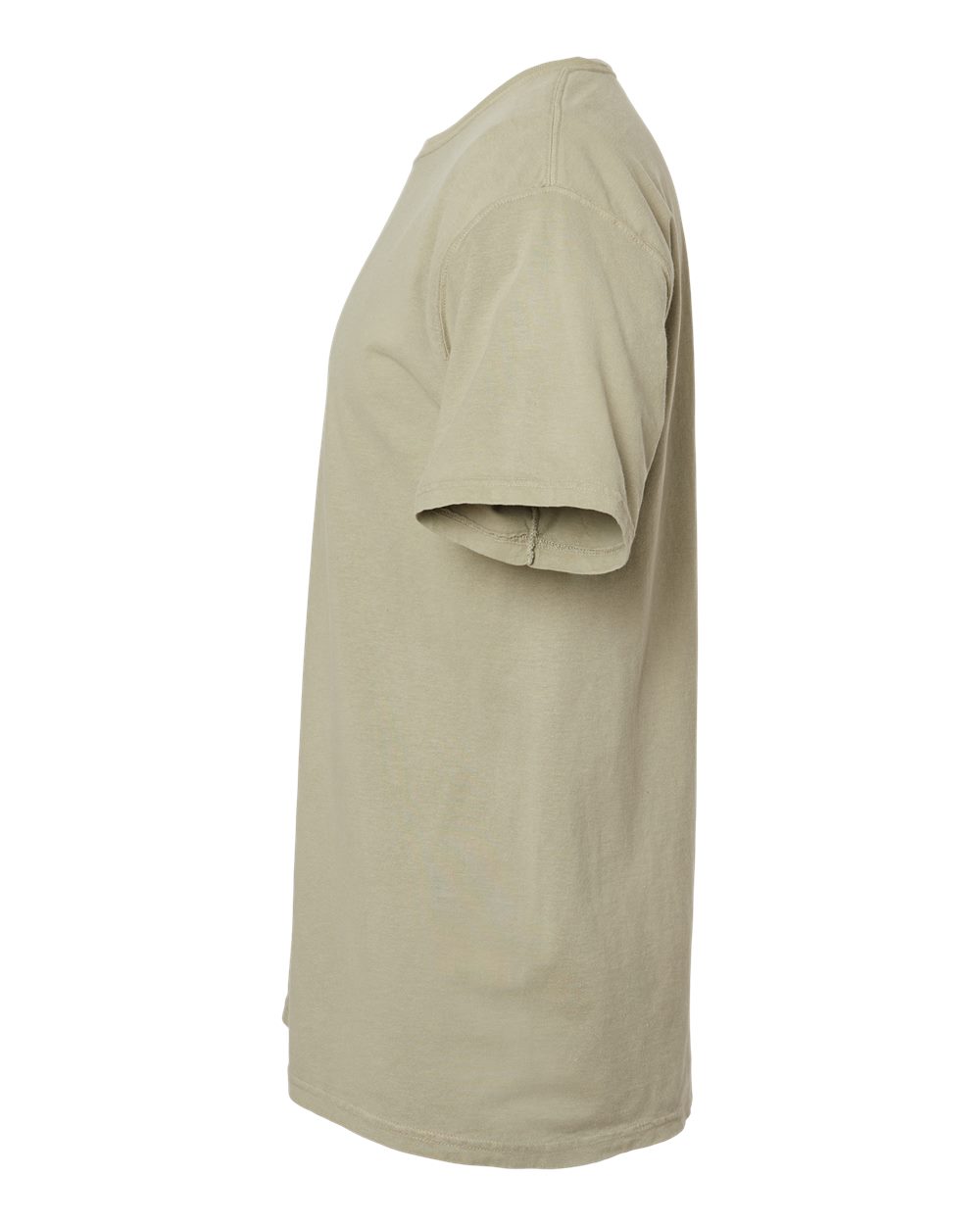 Left View of Faded Fatigue Garment-Dyed T-Shirt - GDH100