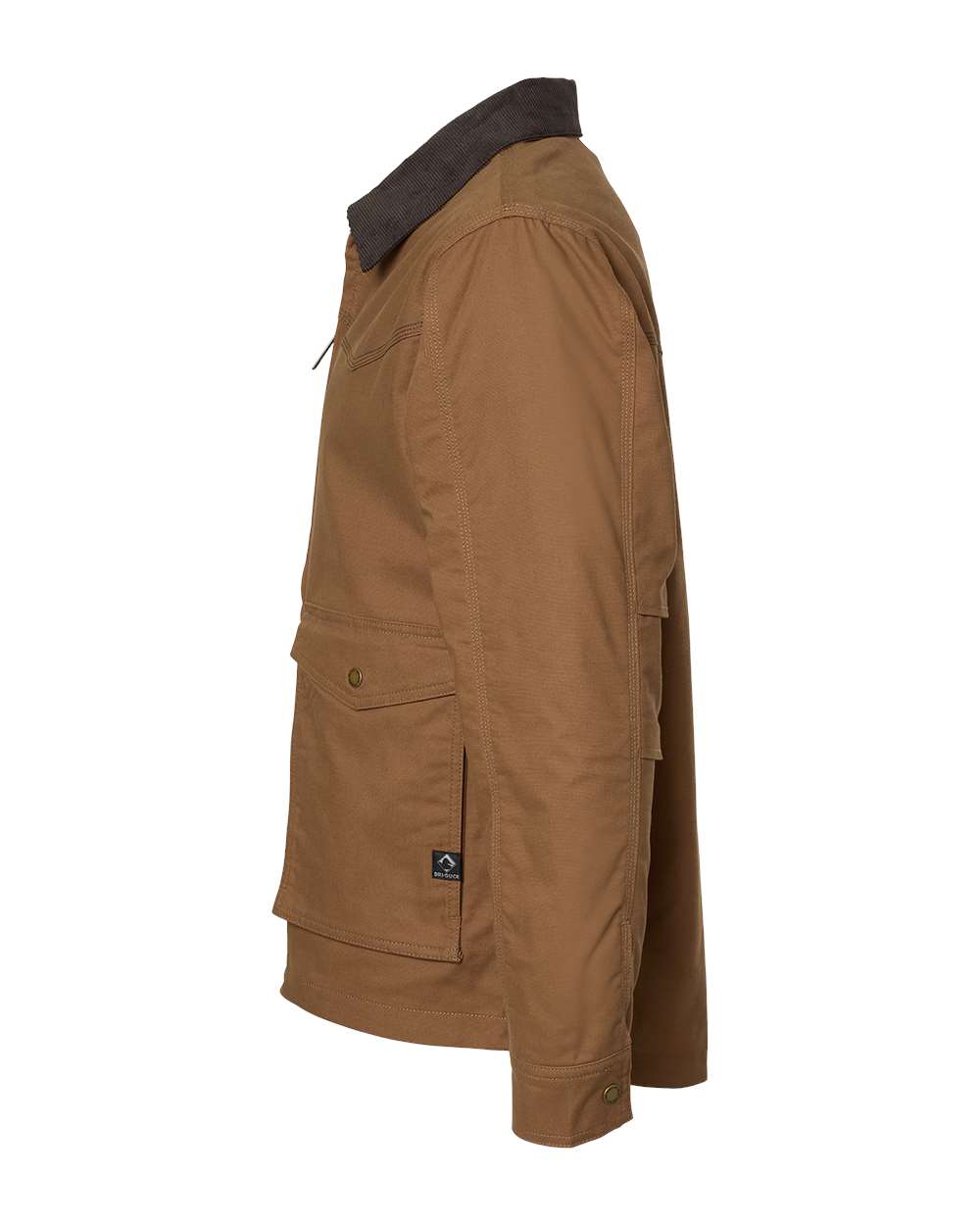 Left View of Field Khaki Yellowstone Dri Flex Canvas Jacket - 5055