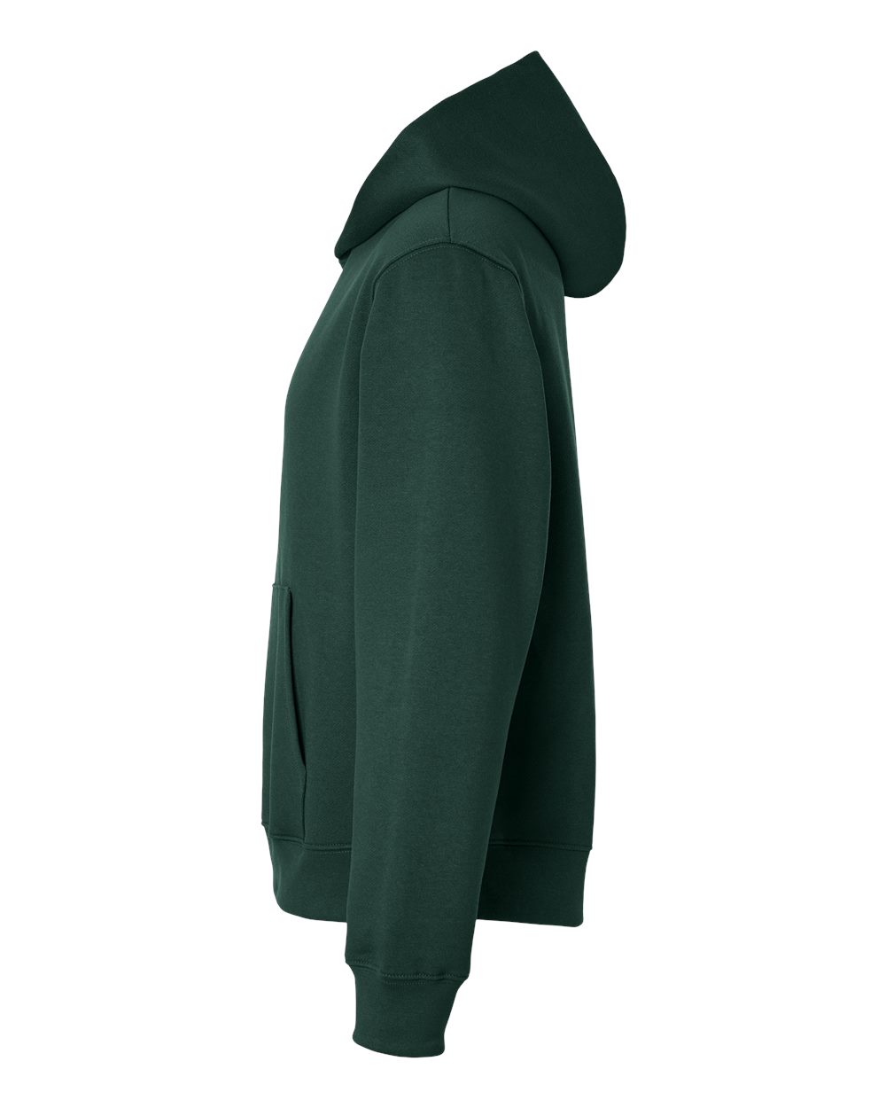Left View of Forest 10 oz. Heavyweight Hoodie - 4719