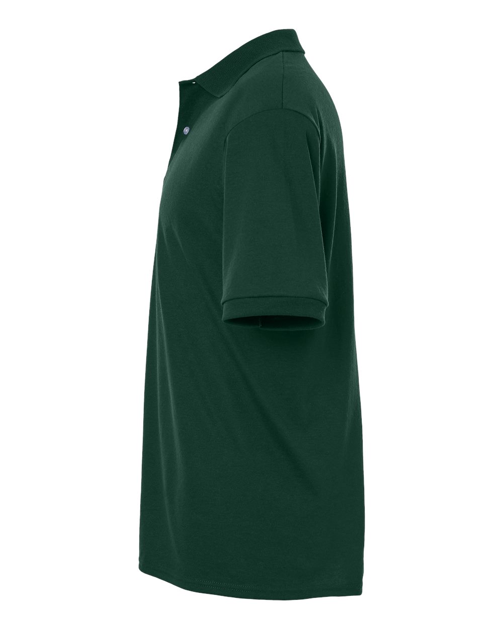 Left View of Forest Green Dri-Power® Polo - 437R