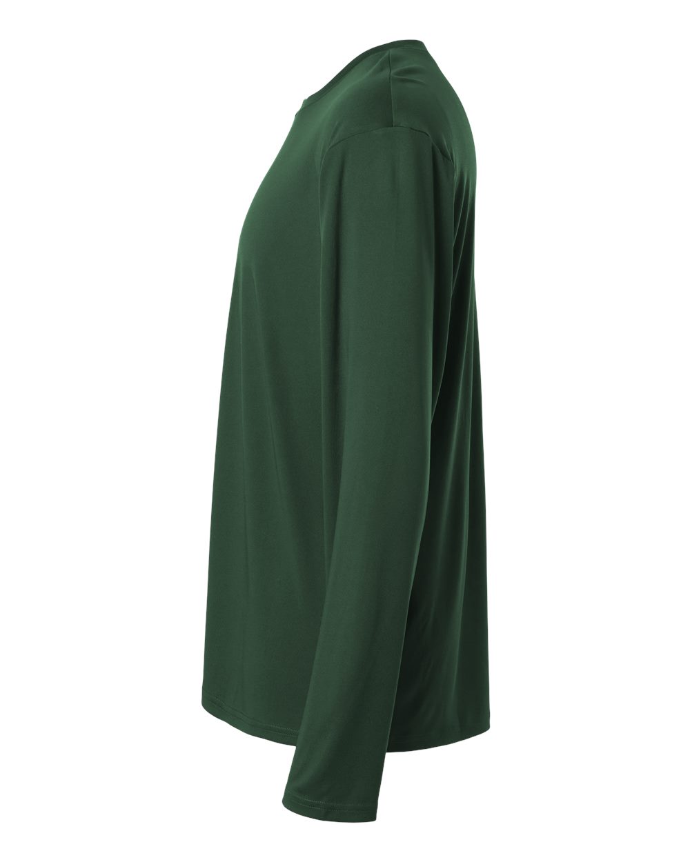 Left View of Forest Green Pro-Lock Performance Long Sleeve T-Shirt - 48400
