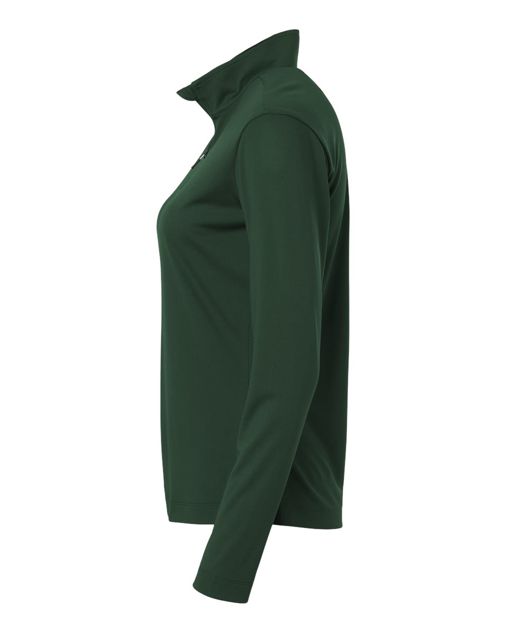 Left View of Forest Green Pro-Lock Women&#39;s Performance Quarter-Zip Pullover - 41870L