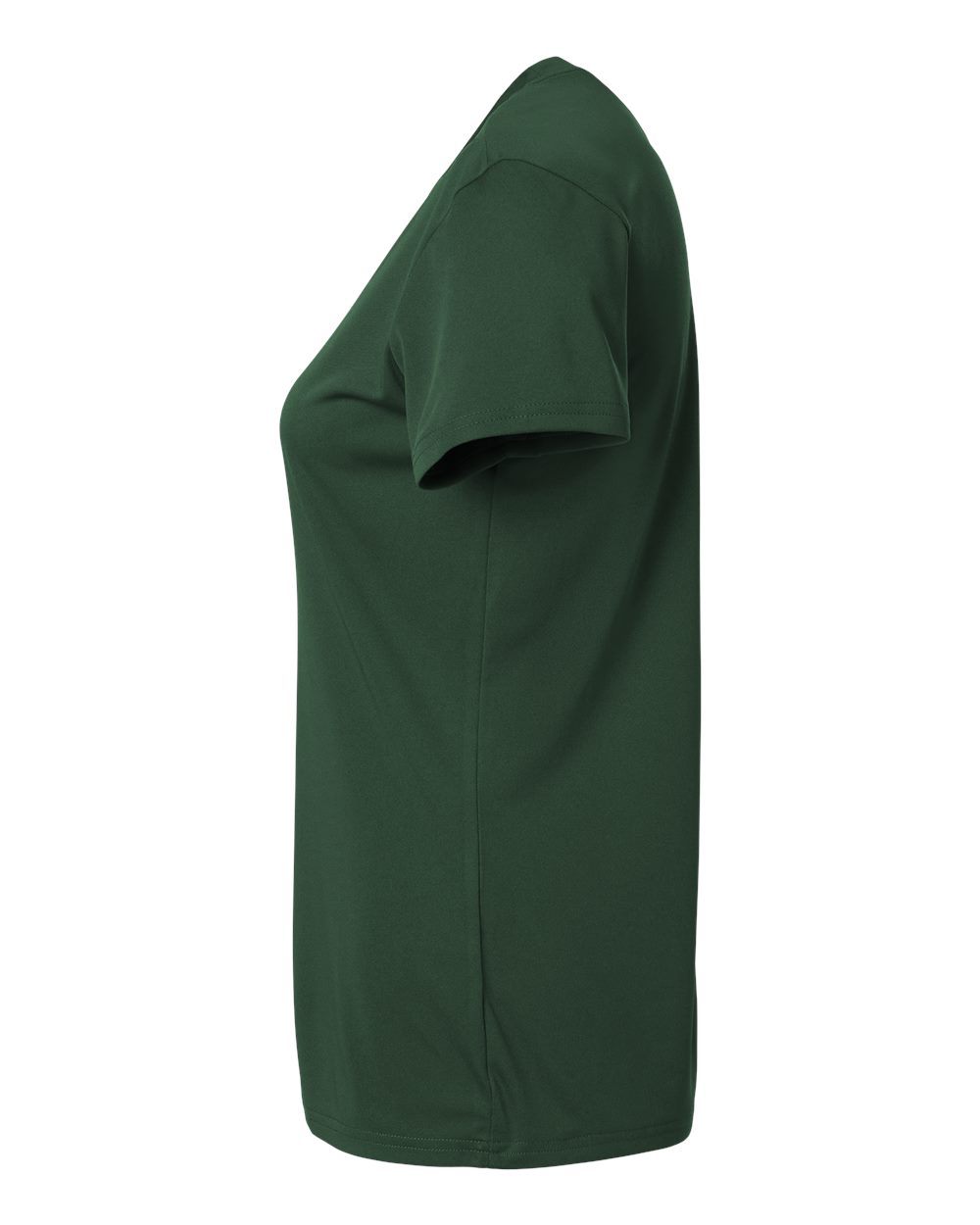 Left View of Forest Green Pro-Lock Women&#39;s Performance T-Shirt - 48000L