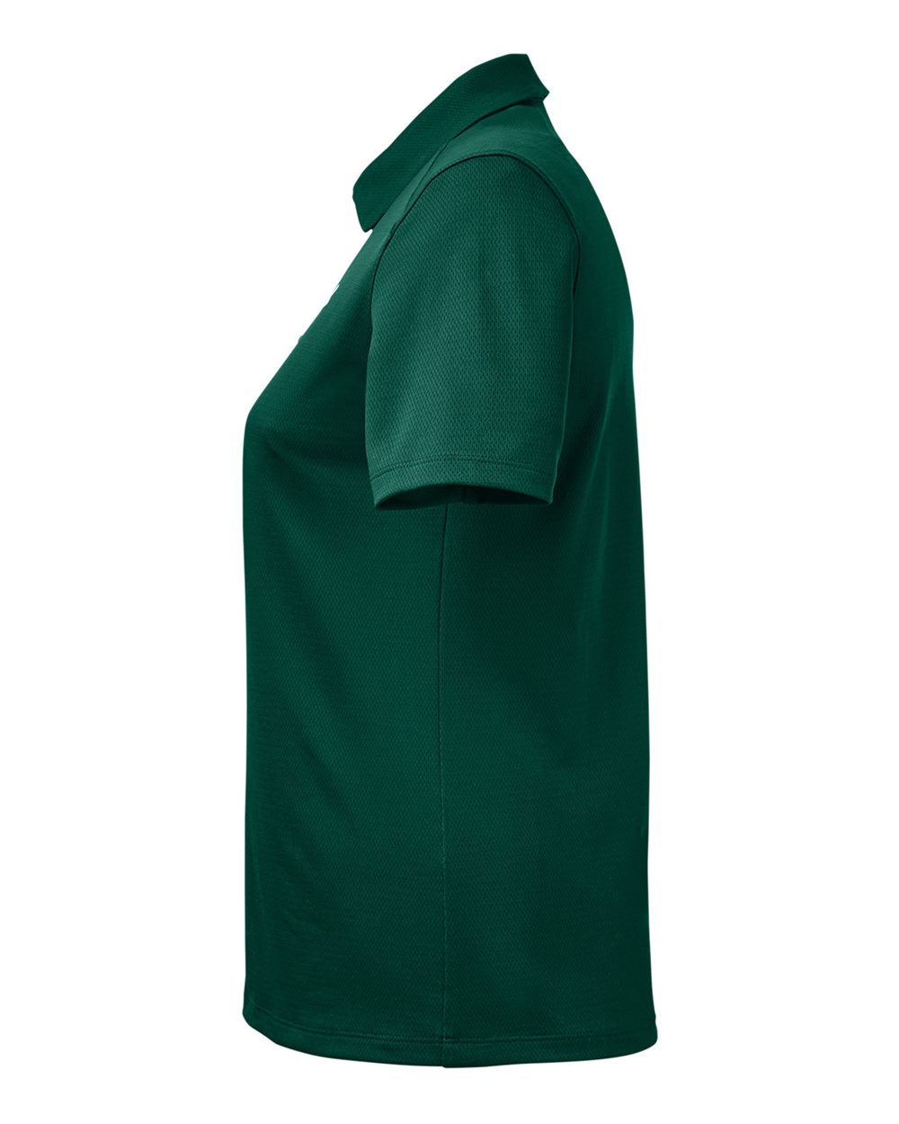 Left View of Forest Green/ White Women's Tech™ Polo - 1370431 plain