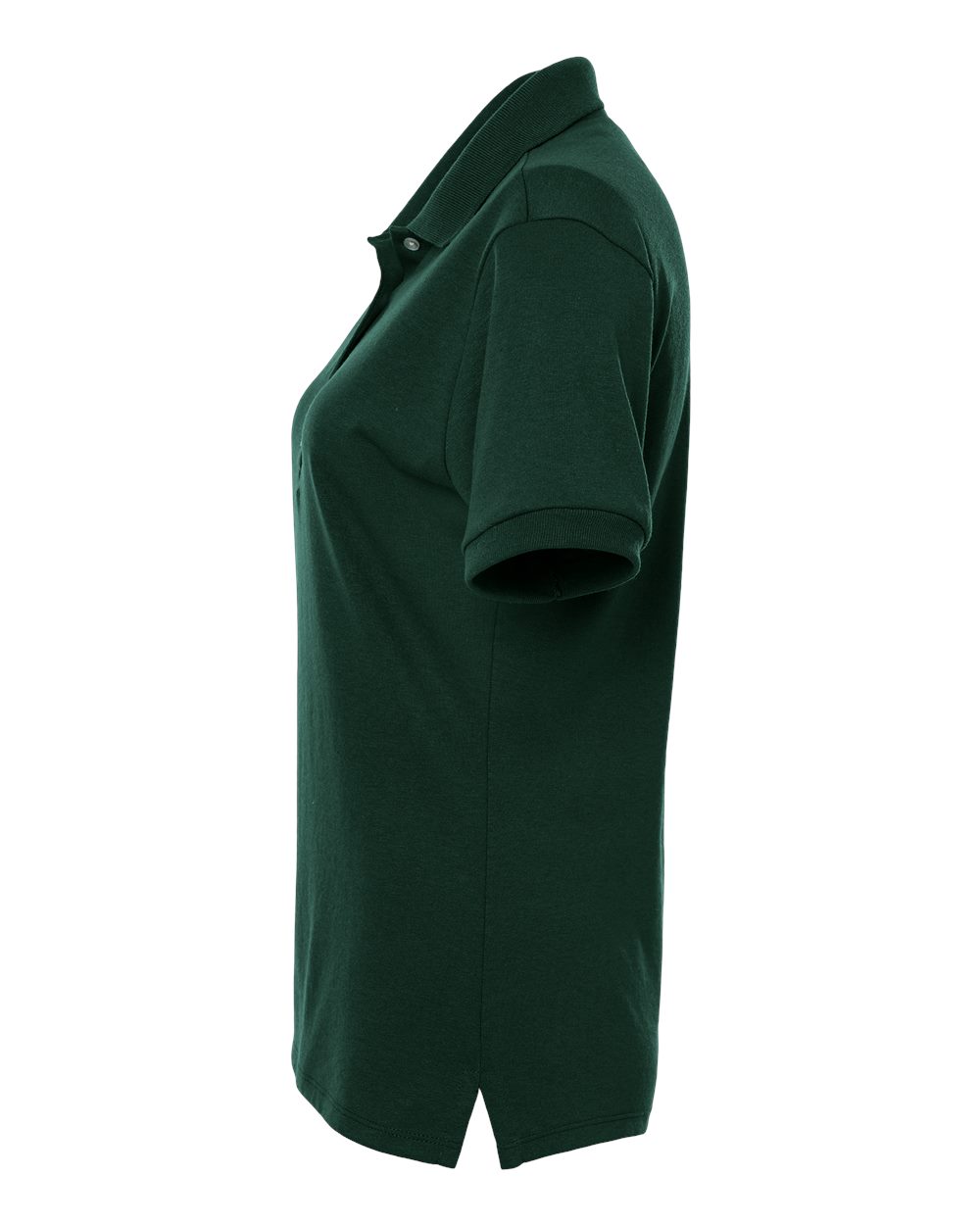 Left View of Forest Green Women&#39;s Dri-Power® Polo - 437F