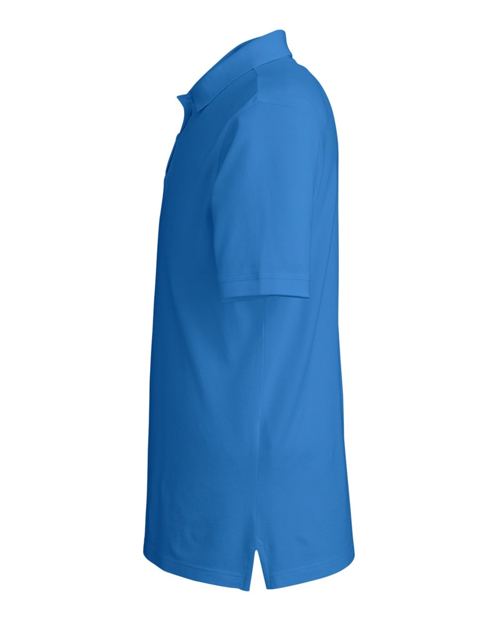 Left View of French Blue Men&#39;s New Classics® Performance Polo - DG100