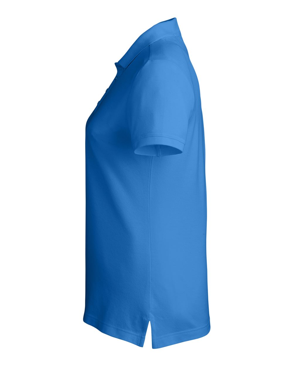 Left View of French Blue Women&#39;s New Classics® Performance Polo - DG100W