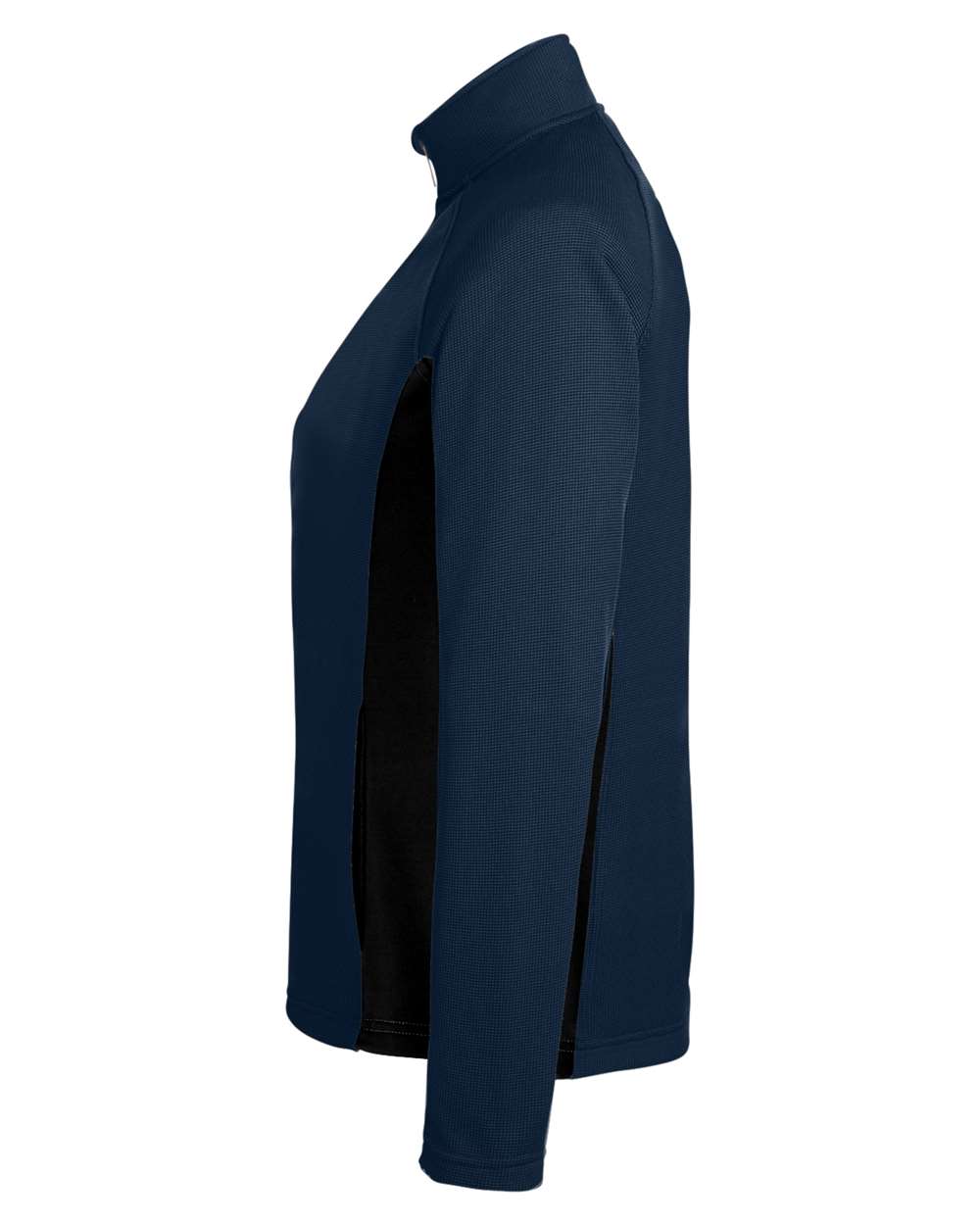 Rear View of Frontier/ Black Women's Constant Half-Zip Sweater - S16562
