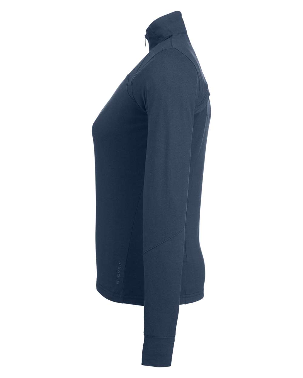 Rear View of Frontier Frost Women's Spyre Quarter-Zip Pullover - S17917