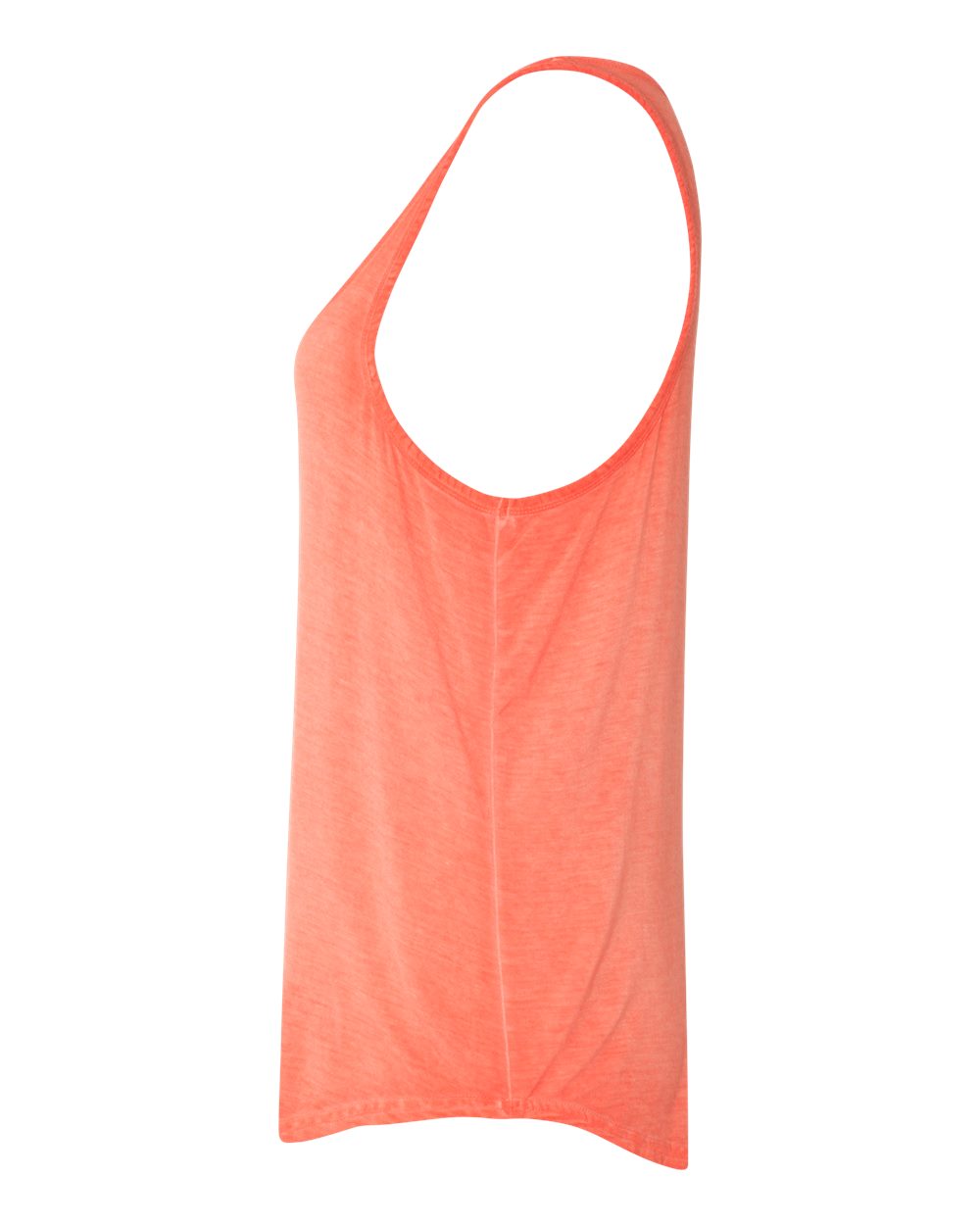 Left View of Fusion Coral Women&#39;s Oasis Wash Tank Top - 8133