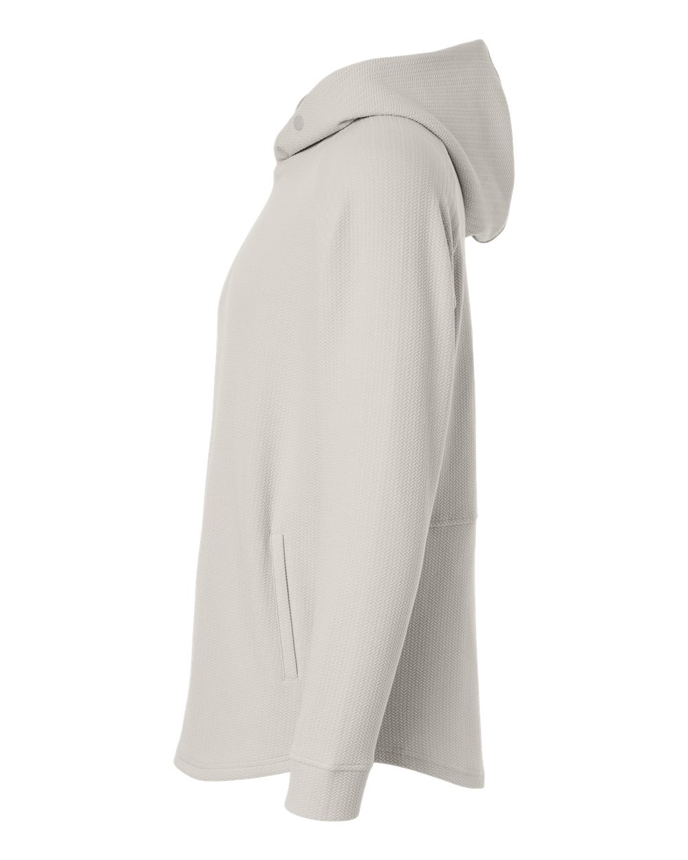 Left View of Glacier Men's Luke Hoodie - SWLH600 plain