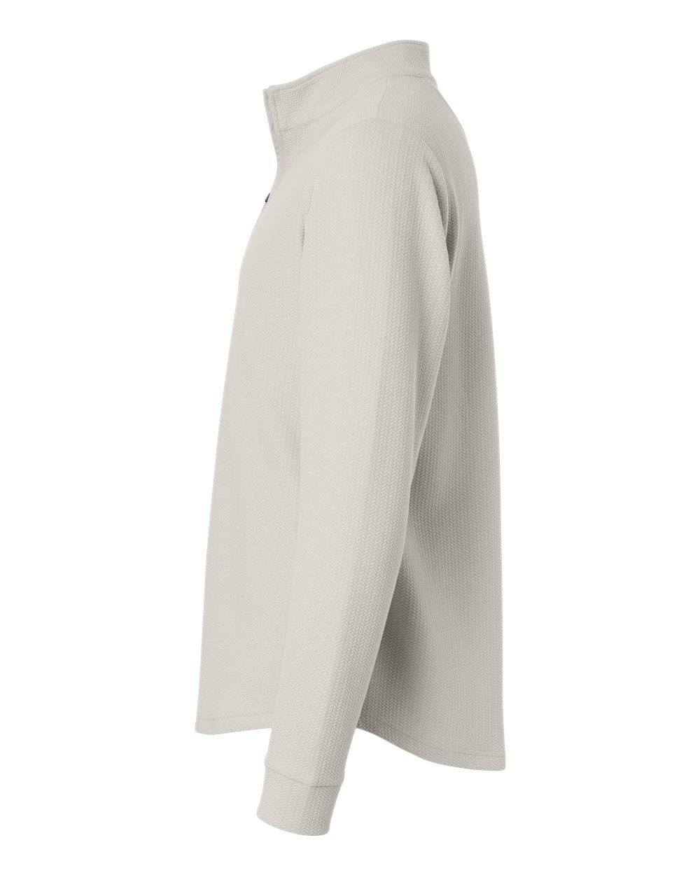 Left View of Glacier Men's Luke Quarter-Zip Pullover - SWL500 plain