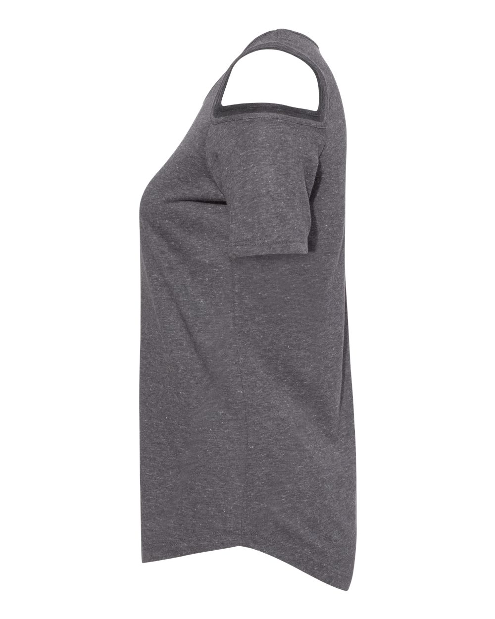 Left View of Granite Women&#39;s Cold Shoulder T-Shirt - T32