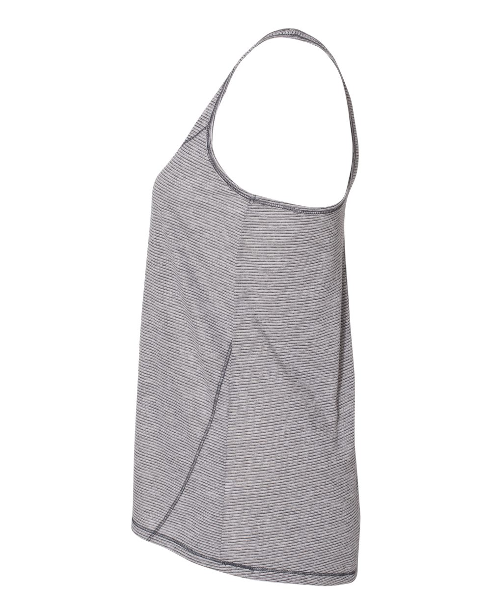 Left View of Granite Women&#39;s Tiger Slub Racerback Tank Top - T81