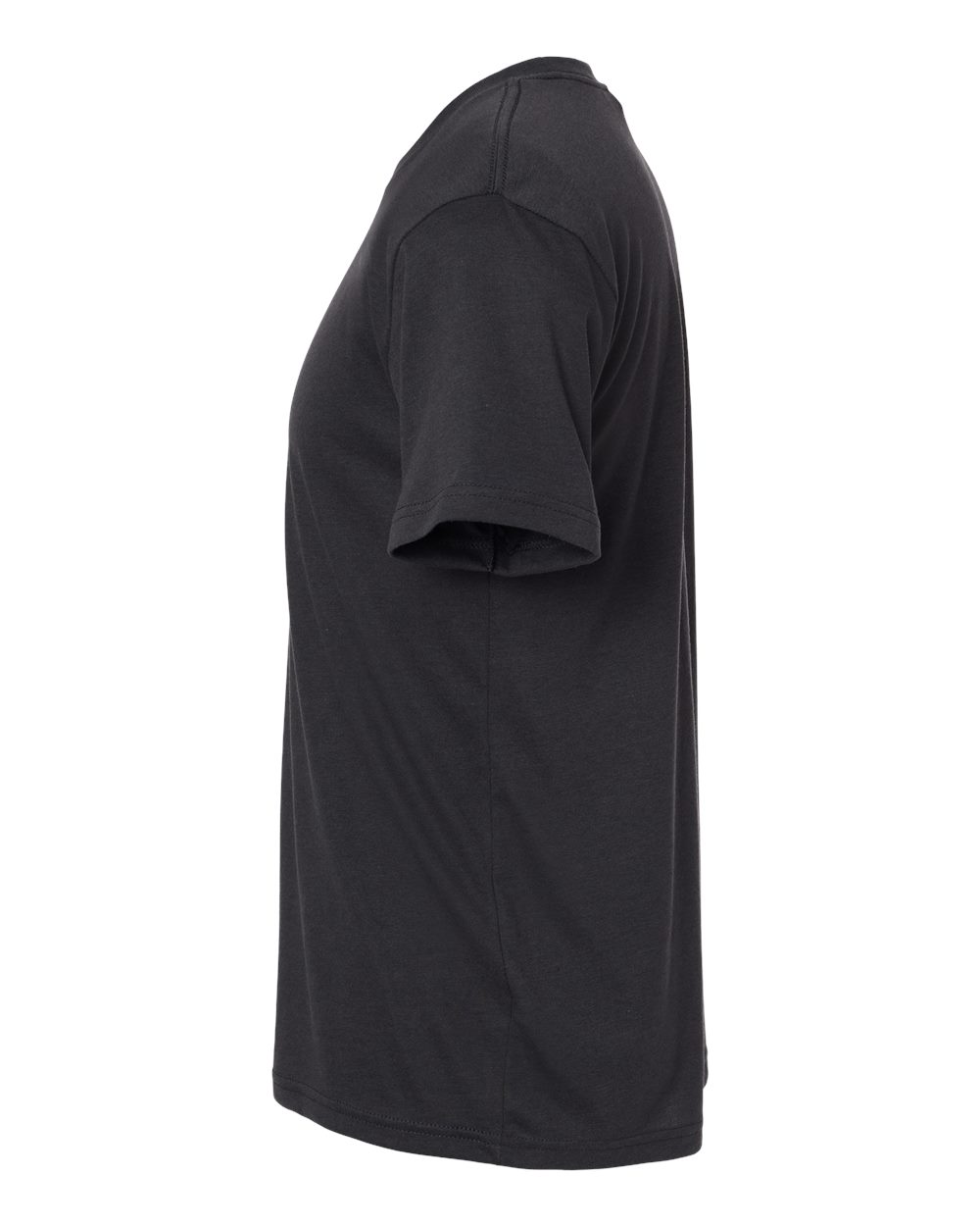 Left View of Graphite Black Triblend T-Shirt - 6010